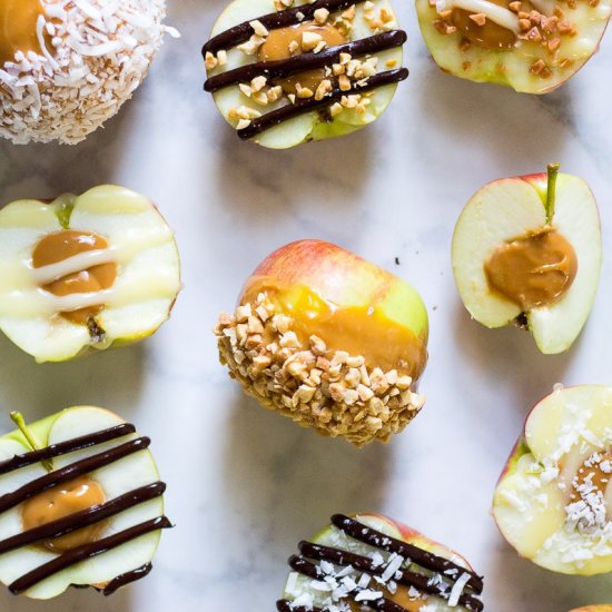 Stuffed Caramel Apples