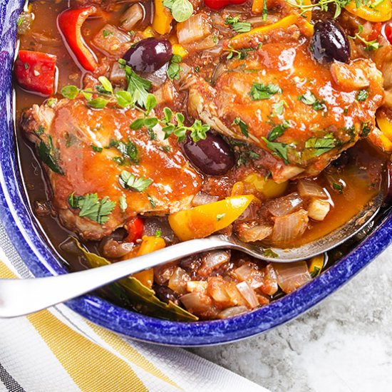 Slow Cooker Chicken Cacciatore