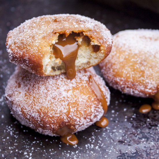 Dulce de Leche Filled Donuts