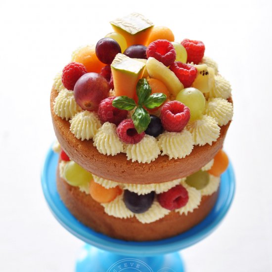 Fruity Birthday Cake