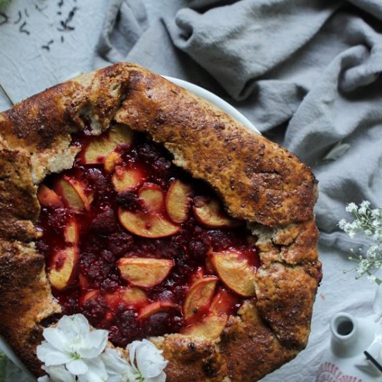 Summer fruit galette