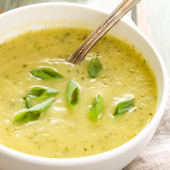 Ginger Zucchini Breakfast Soup