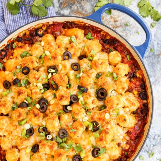 Taco Tater Tot Hotdish