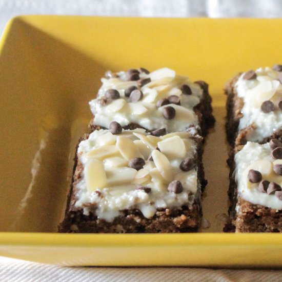 Coco-nut Butterscotch Brownies