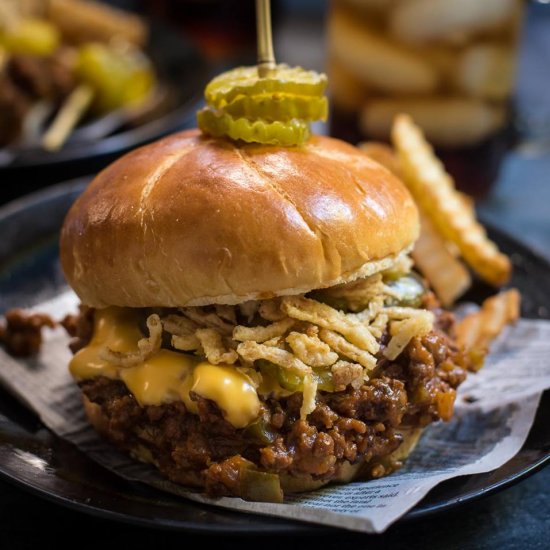 Loaded Slow Cooker Sloppy Joes