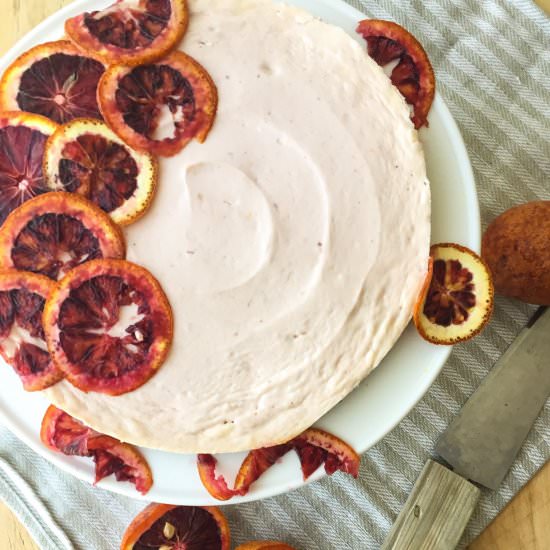 Blood Orange Cheesecake