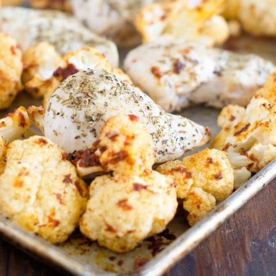 Italian Chicken and Cauliflower