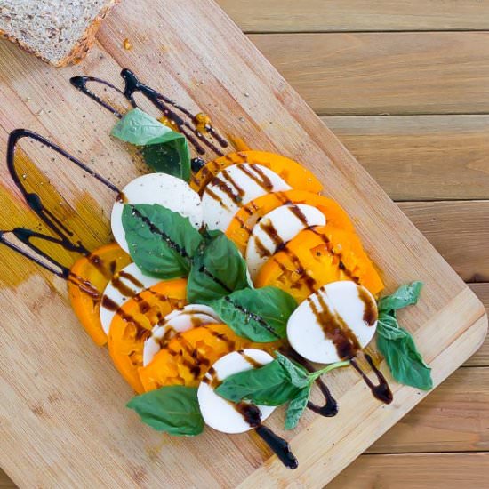 Raw Vegan Coconut Caprese