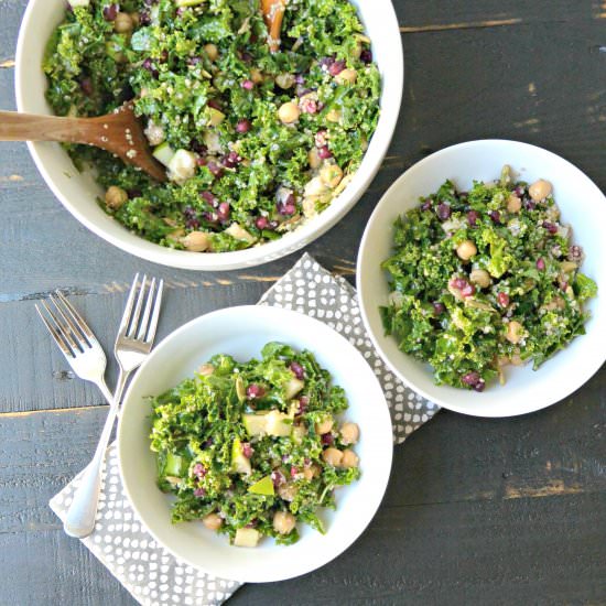 Fall Kale and Quinoa Salad