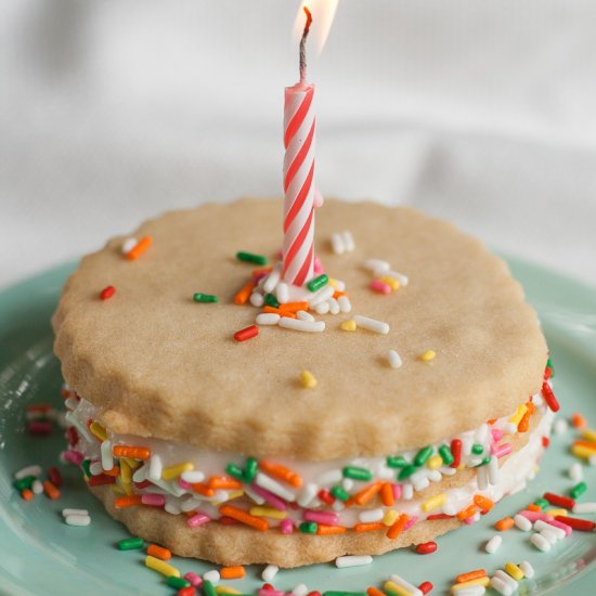 Birthday Sprinkled Sugar Cookies