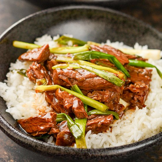 Slow Cooker Mongolian Beef