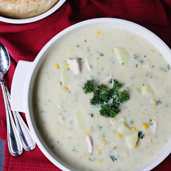 Creamy Chicken & Corn Chowder