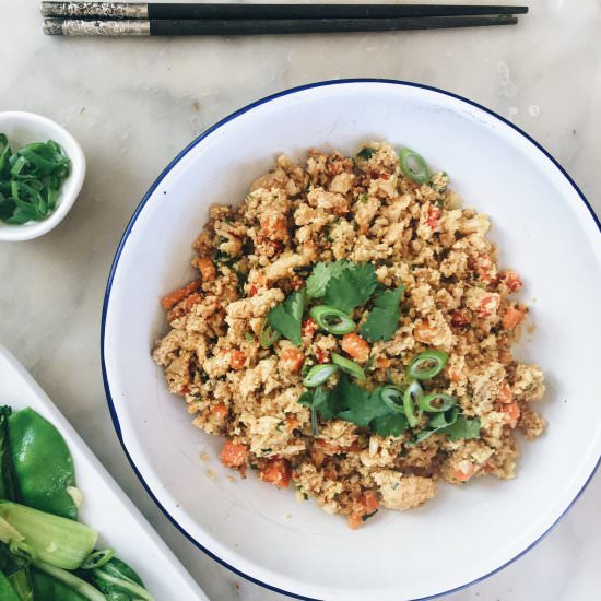 Cauliflower Fried Rice With Greens