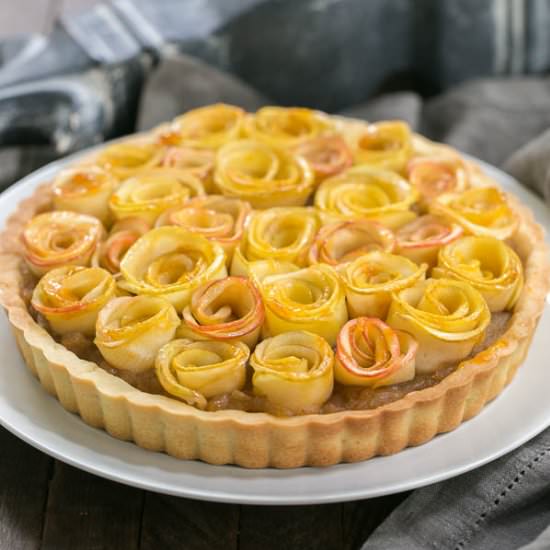 Rose Apple Tart