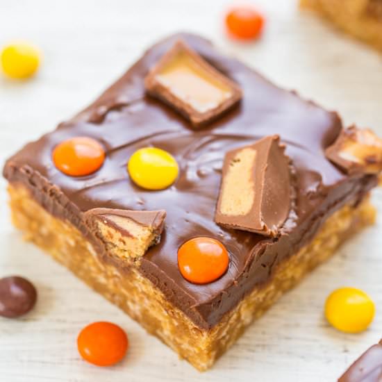 Chocolate Peanut Butter Candy Bars