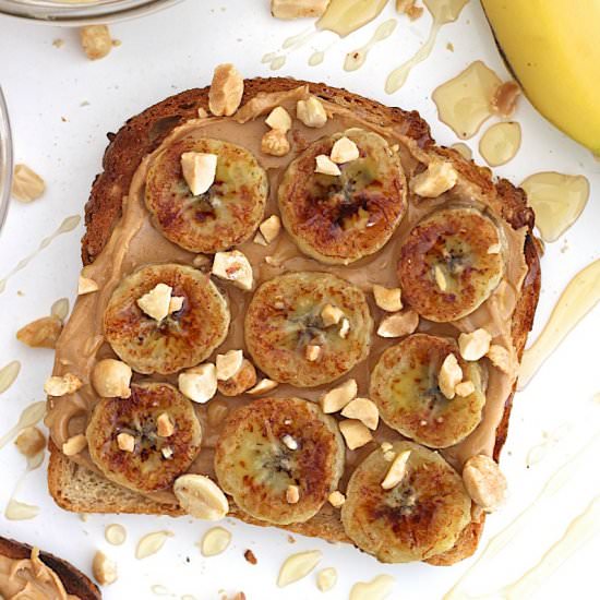 Caramelized Banana PB Toast