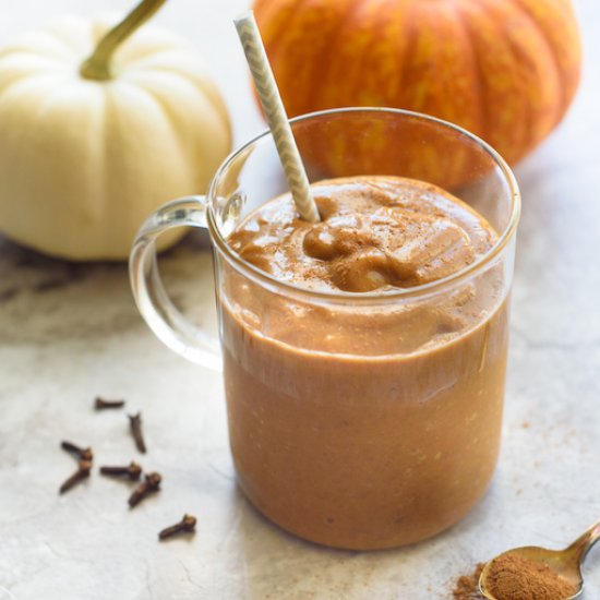 Spiced Pumpkin “Milkshake” Smoothie