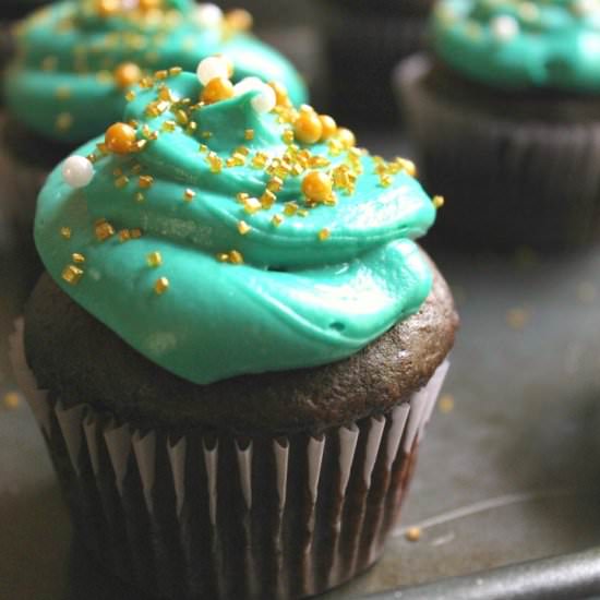 Chocolate Coconut Cupcakes