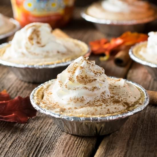 Easy Pumpkin Pie Cheesecakes