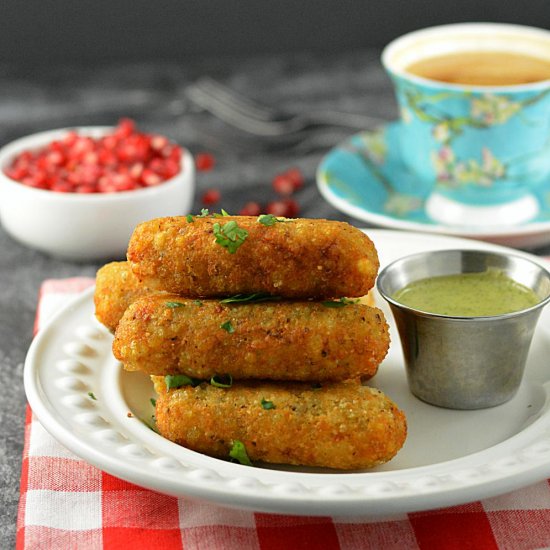 Paneer Stuffed Croquettes