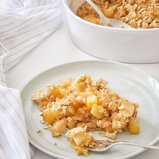 Caramelized Apple Crisp