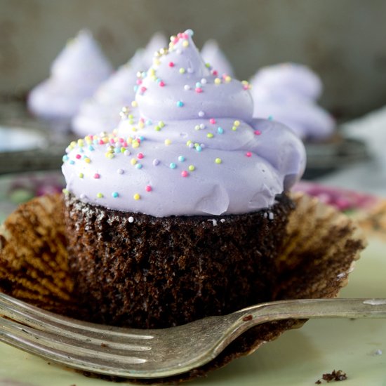 Double Chocolate Ganache Cupcakes