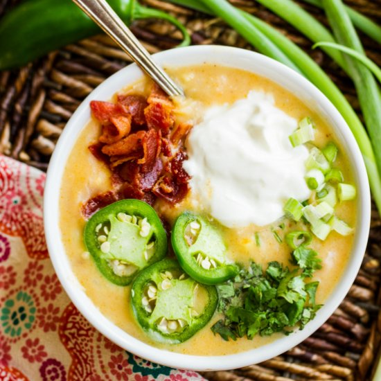 Chipotle Cheese Potato Soup