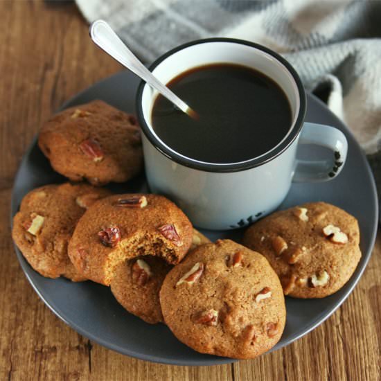 Pecan Ginger Cookies