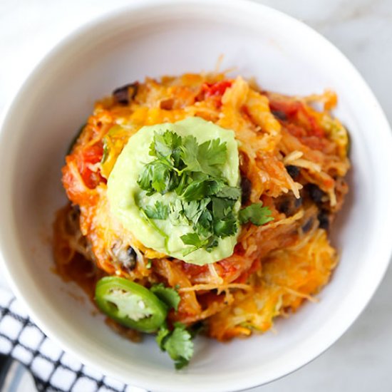 Mexican Spaghetti Squash Casserole