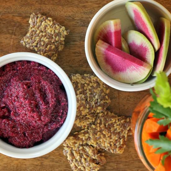 Beet Cashew Spread