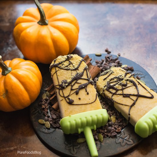 Pumpkin Pie Pops