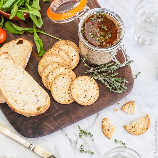 Truffled Wild Mushroom Pâté {Vegan}