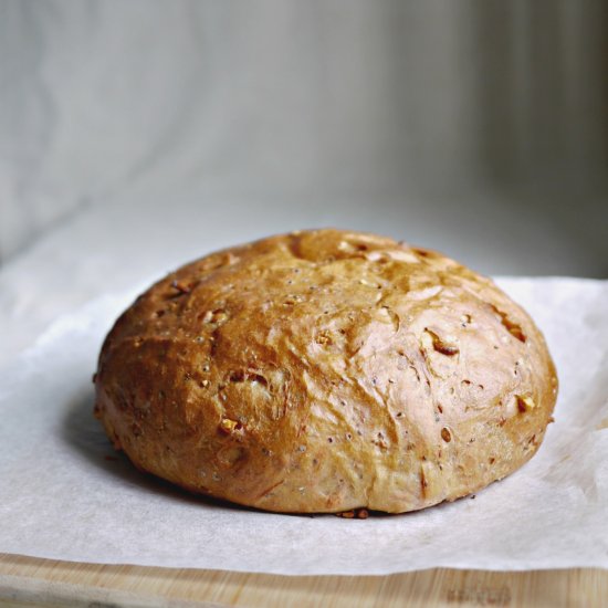 Walnut Chia Seed Sweet Potato Bread