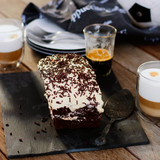 Mocha Cake with Coffee Butter Icing