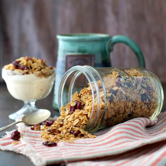 Slow Cooker Pumpkin Spice Granola