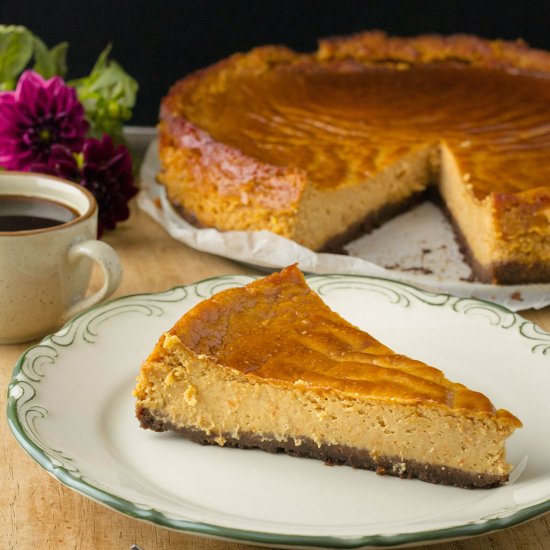 Coffee Pumpkin Cheesecake