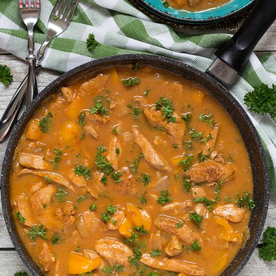 Hungarian Chicken Paprikash