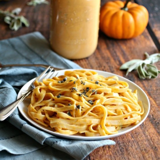 Smokey Pumpkin Sage Pasta Sauce