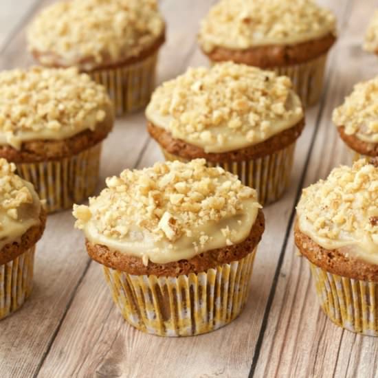 Gluten-Free Carrot Cake Cupcakes