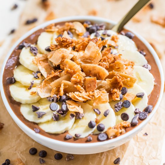 Chunky Monkey Smoothie Bowls