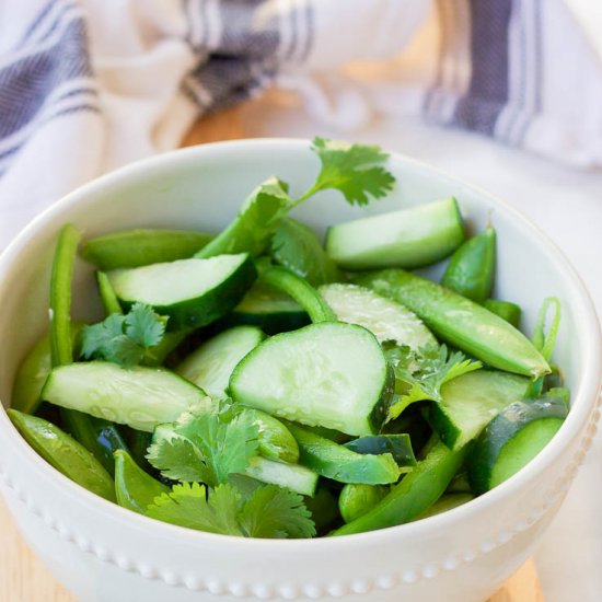 Easy Spicy Thai Cucumber Salad