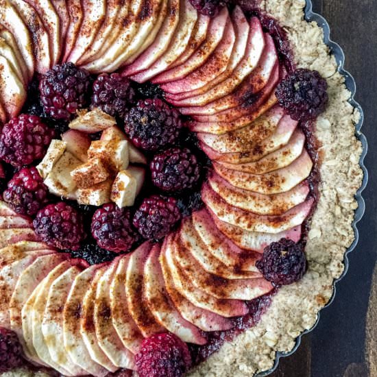 Gluten-Free Blackberry Apple Tart