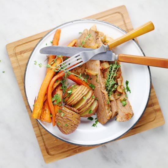 Brisket with Roasted Vegetables