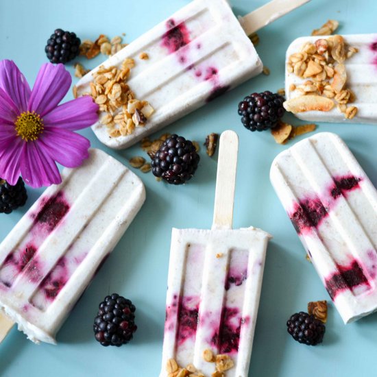 Healthy Yogurt Breakfast Popsicles