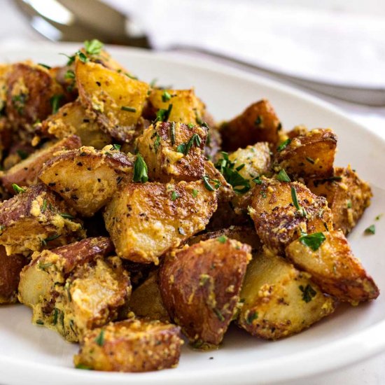 Herb Roasted Poupon Potatoes