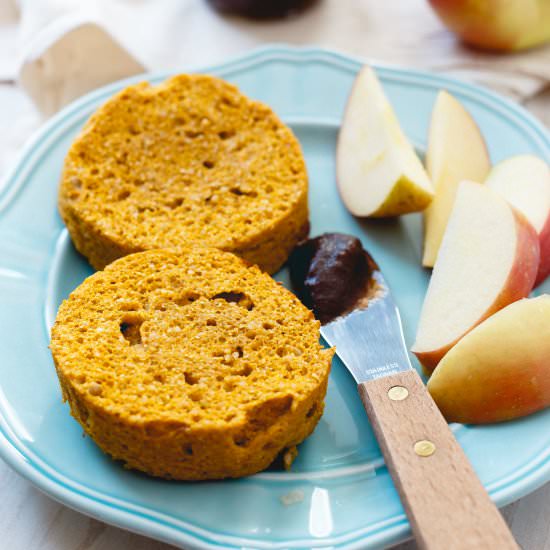 Paleo Pumpkin English Muffins