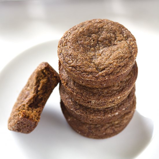 Double Ginger Molasses Cookies