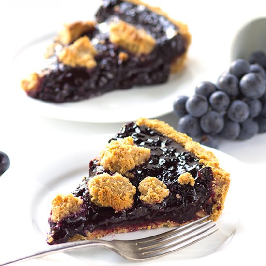 Concord Grape Tart