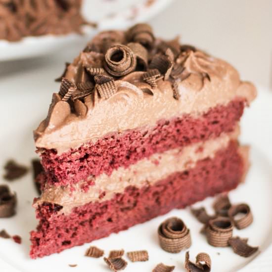 Healthy Red Velvet Cake