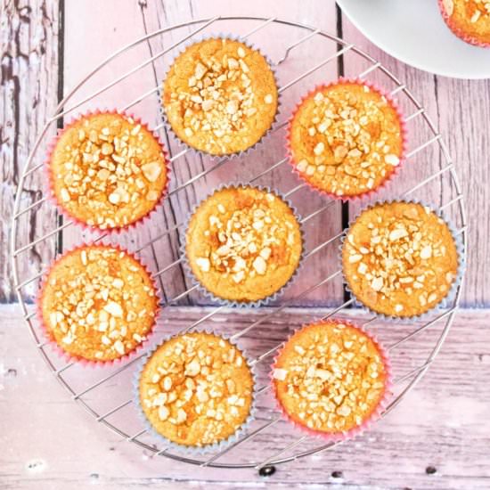 Paleo Vegan Mandarin Almond Muffins